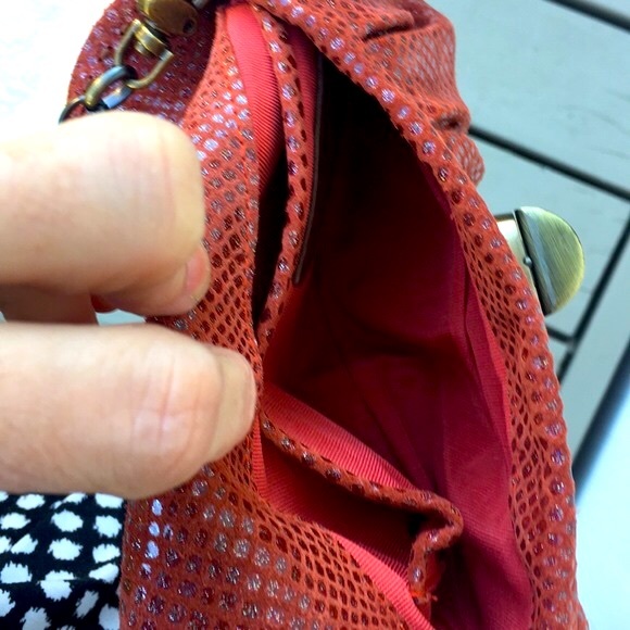 Carla Mancini clutch bag copper red metallic - Picture 6 of 14